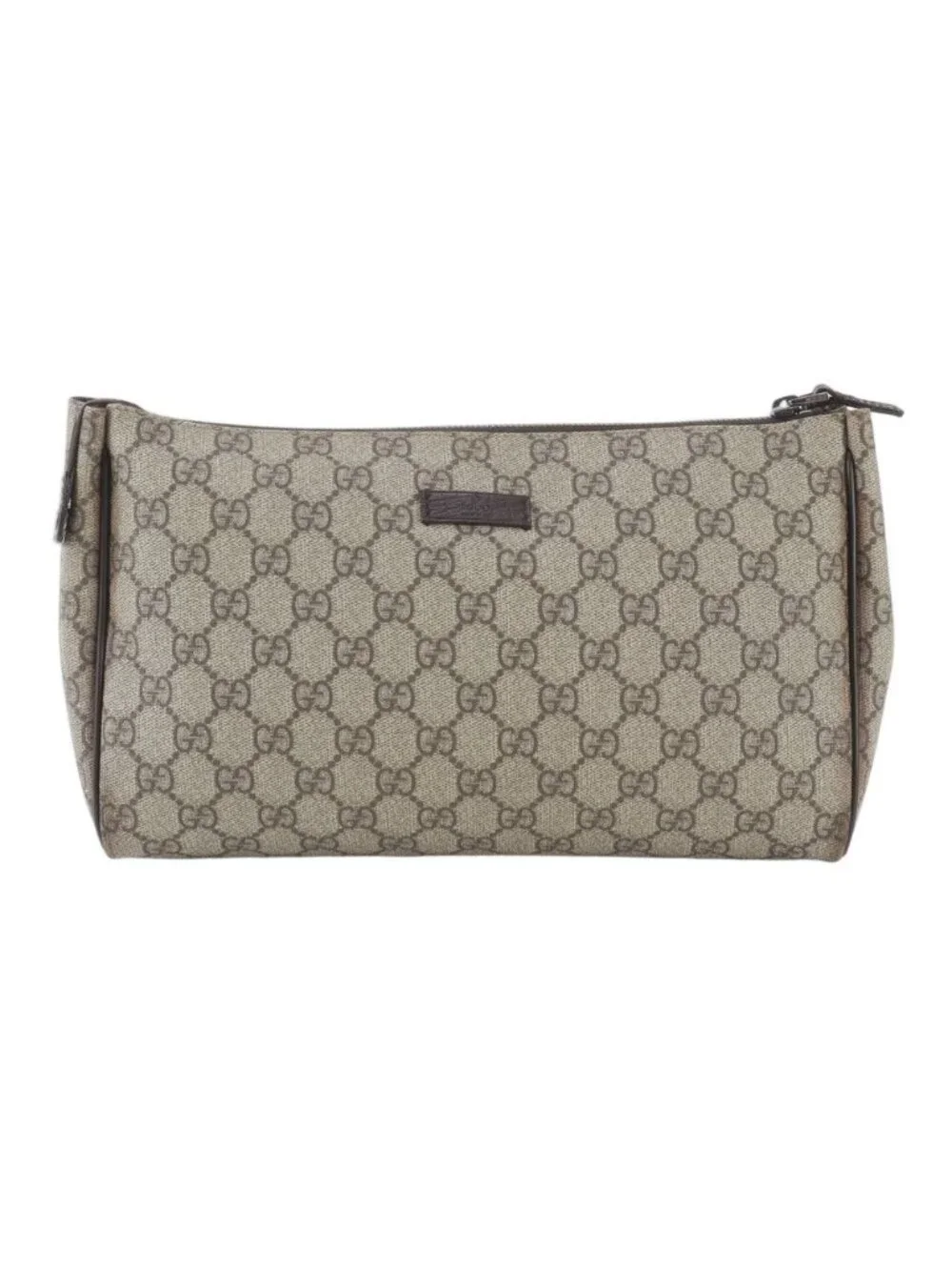 Gucci GG Supreme Leather Clutch Pouch Business